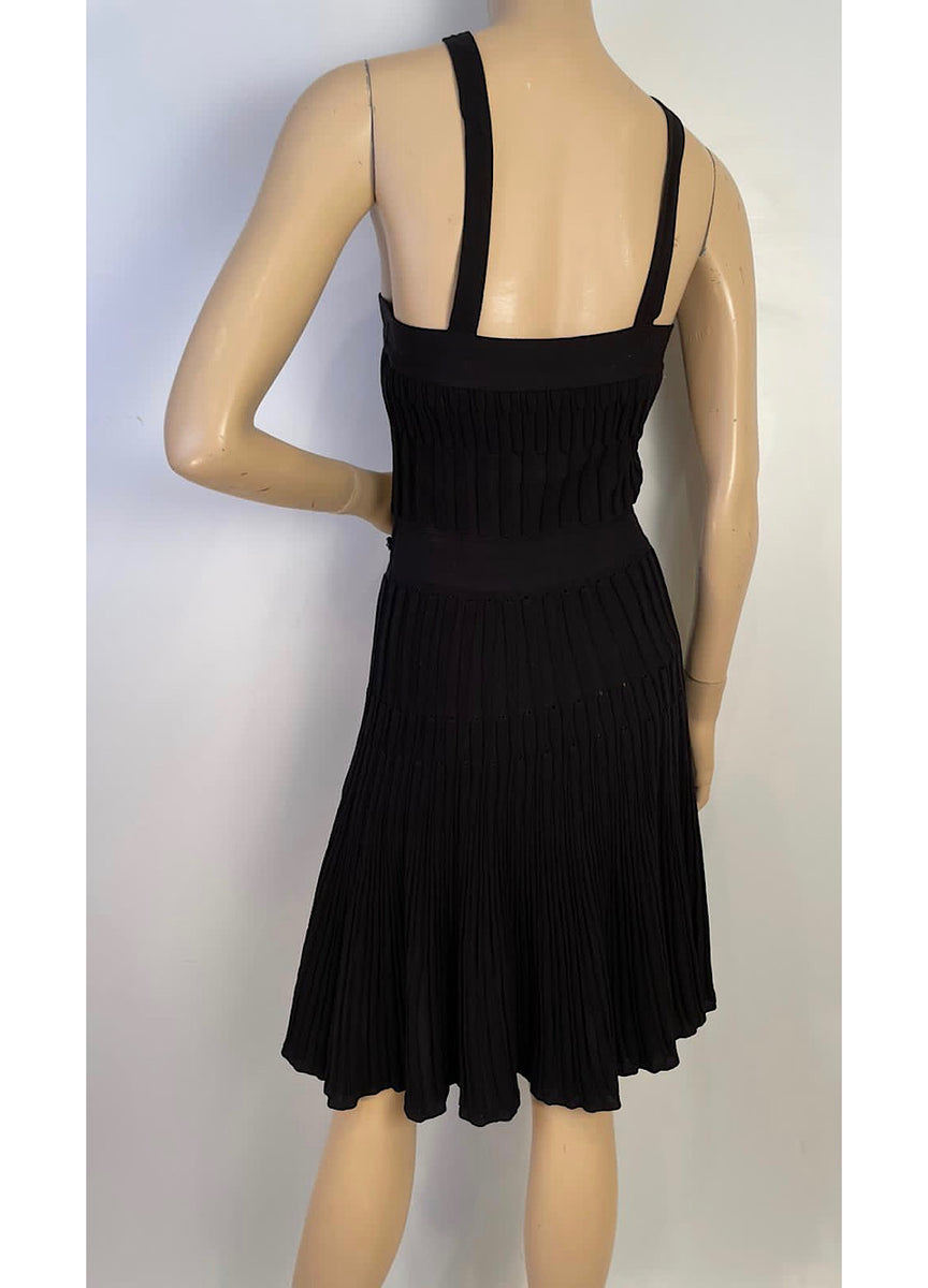 Chanel pleated dress best sale