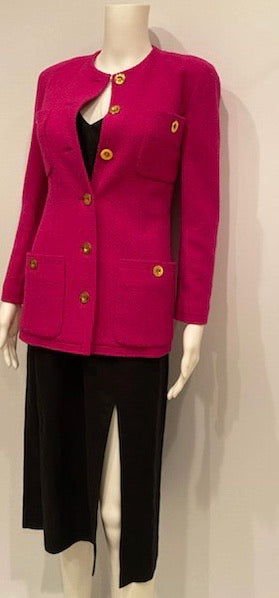 Chanel Vintage 2001 Fur Coat - Pink Coats, Clothing - CHA897384