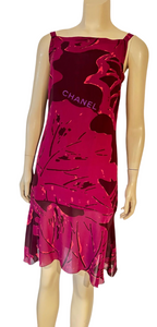 Silky Chanel Summer 00A Pink Dress FR 36 US 2/4