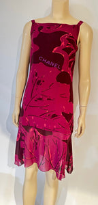 Silky Chanel Summer 00A Pink Dress FR 36 US 2/4