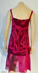 Silky Chanel Summer 00A Pink Dress FR 36 US 2/4