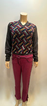 Load image into Gallery viewer, Chanel Soft Raspberry Jeans with Silver Plum Trim FR 40