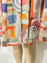 Load image into Gallery viewer, Chanel 19P 2019 Spring Runway Umbrella Motif Silk Multicolor Pleated Skirt FR 42 US 6