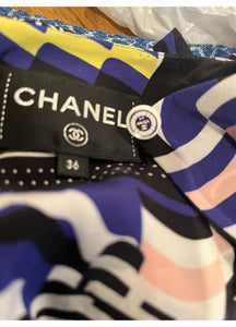 Chanel 19C 2019 Cruise Resort ‘La Pausa’ Runway Dress FR 36 US 4