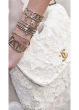 Load image into Gallery viewer, Chanel 15P 2015 Spring Block Letters Cuff Letter Bracelet Bangle