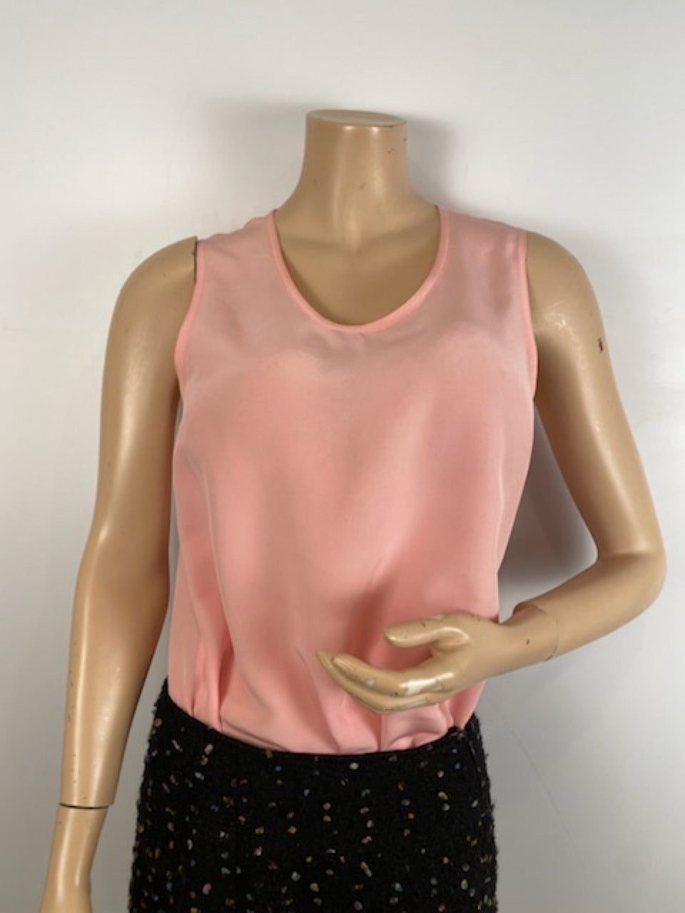Vintage Chanel Pink Camisole Shell Blouse US 8/10 – HelensChanel