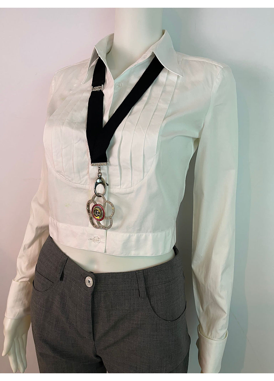 CHANEL, Tops, Vintage Chanel Button Up Size 4